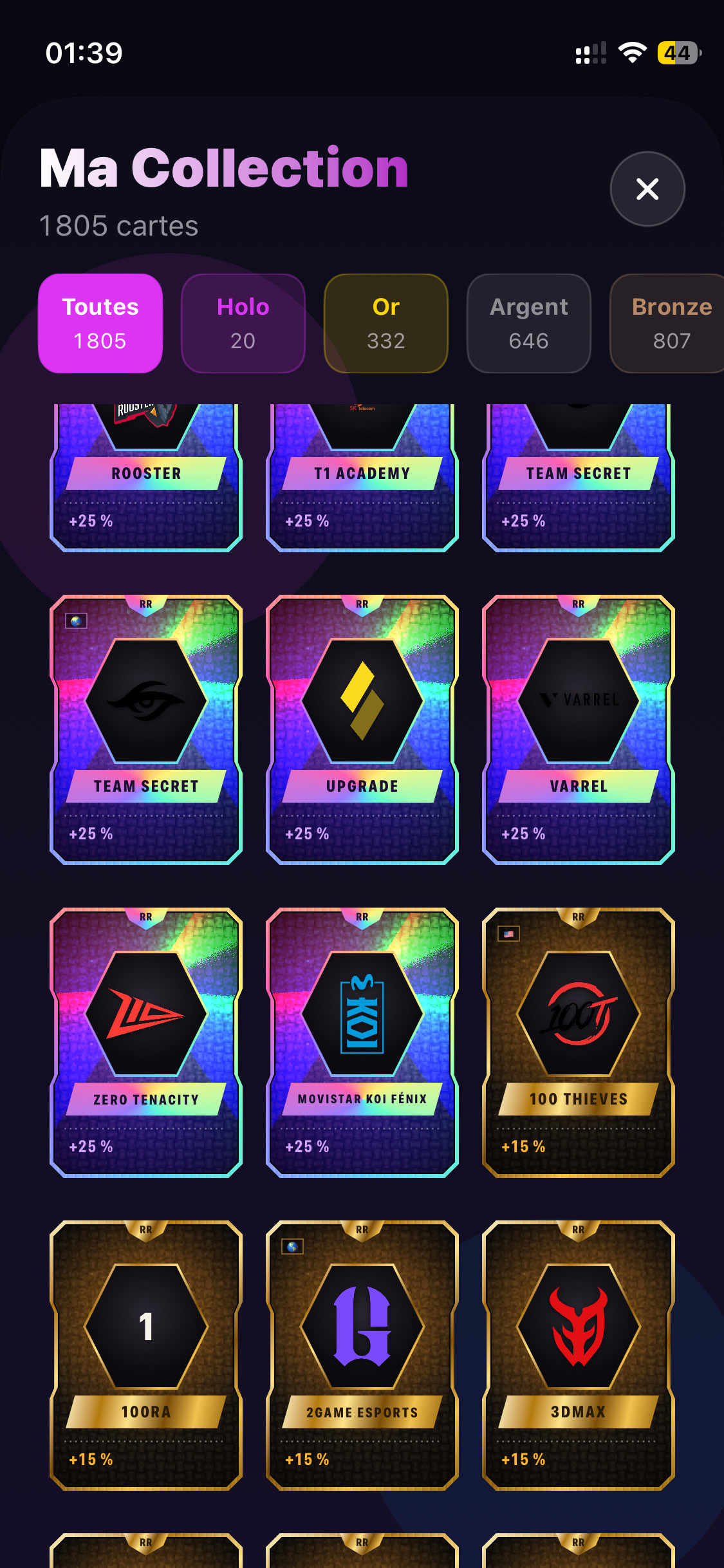 Ma collection